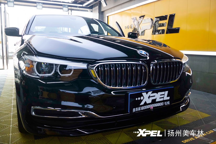 宝马530LI贴XPEL+立体环保脚垫